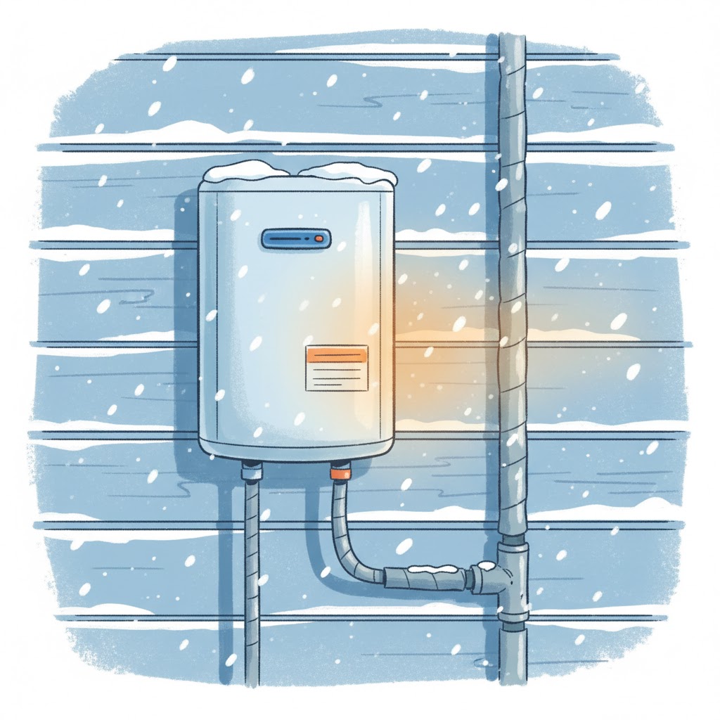 【給湯器の凍結防止】冬は「つけっぱなし」