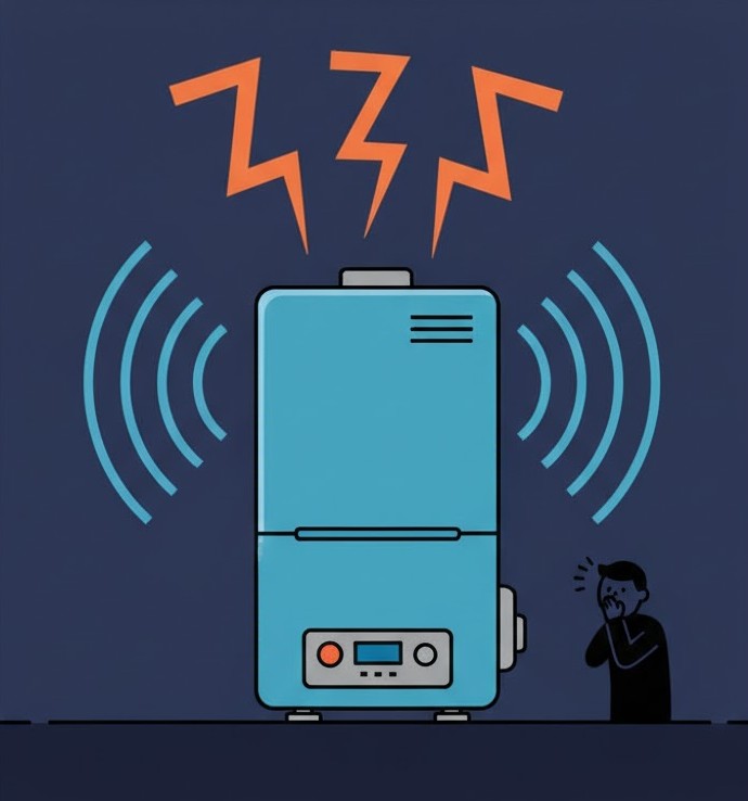 給湯器の異音トラブル:「キーン」という音を放置しないための対処法と専門業者への相談