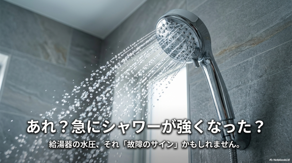 給湯器の水圧が強くなった原因は？故障の危険と対処法を解説