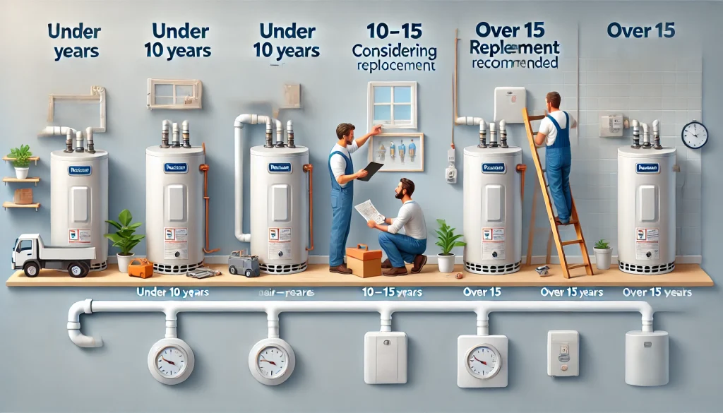 給湯器のエラー表示と寿命